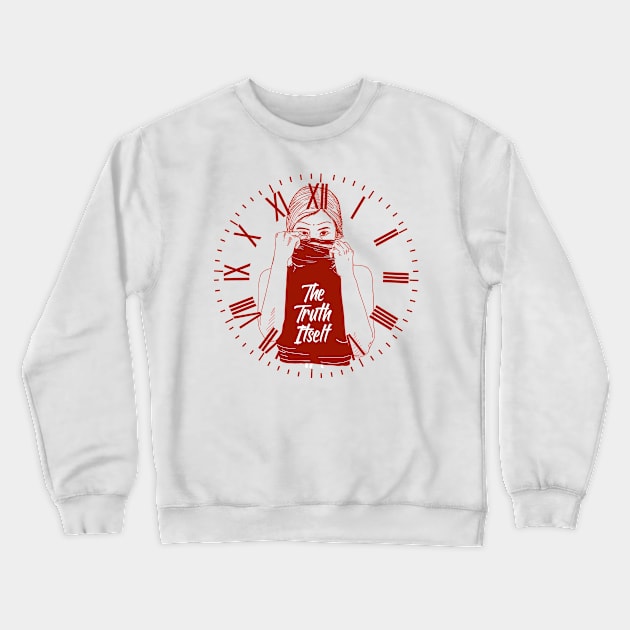 TIME Truth Crewneck Sweatshirt by karikaturari